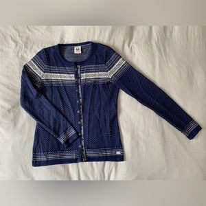 Nordic cardigan, 100% merino wool